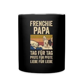 Dog Daddy Frenchie French Bulldog Dog Fre - Full Colour Mug - black - Front