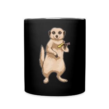Suricate Poisson Tempura - Mug uni - noir - Devant