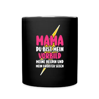 Mom Mother's Day Mom - Full Colour Mug - black - Front