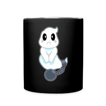Ghost Halloween Prisoner - Full Colour Mug - black - Front