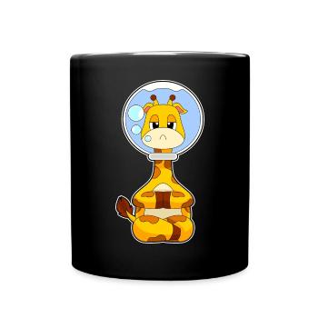 Giraffe Aquarium - Full Colour Mug - black - Front