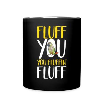 Molina Parakeet Parrot Bird Parakeet - Full Colour Mug - black - Front