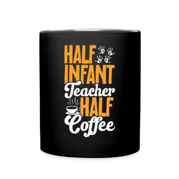 Enseignante de maternelle Éducatrice de centre de garde - Mug uni - noir - Devant