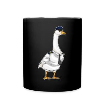 Capsule de pilote canard - Mug uni - noir - Devant