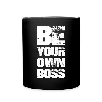 BE YOUR OWN - Full Colour Mug - black - Front