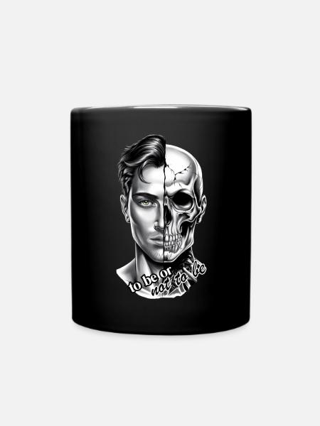 Existence Duality (be or not to be) - Full Colour Mug - black