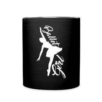 Ballet Girl - Full Colour Mug - black - Front