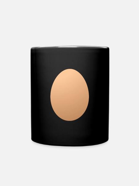 World Record Egg Instagram Egg Egg Eggs - Full Colour Mug - black