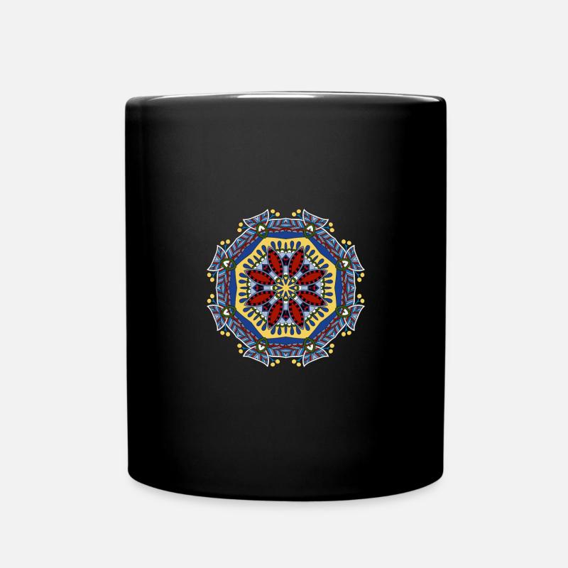 Mandala du Soleil - Mug uni - noir