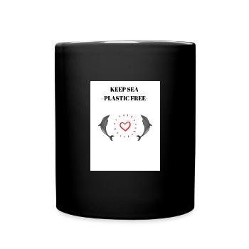 Save the seas - Full Colour Mug - black - Front