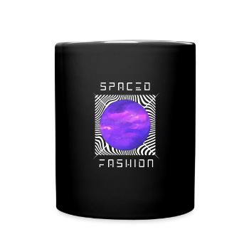 Purple Planet - Tasse einfarbig - Schwarz - Vorne