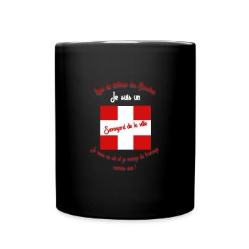 savoyard des villes - Mug uni - noir - Devant