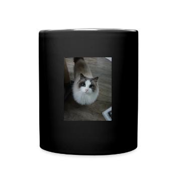 look de chat mignon - Mug uni - noir - Devant