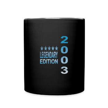 Legendary 2003 Edition - Tasse einfarbig - Schwarz - Vorne