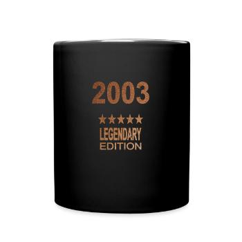 Legendary 2003 Edition - Tasse einfarbig - Schwarz - Vorne