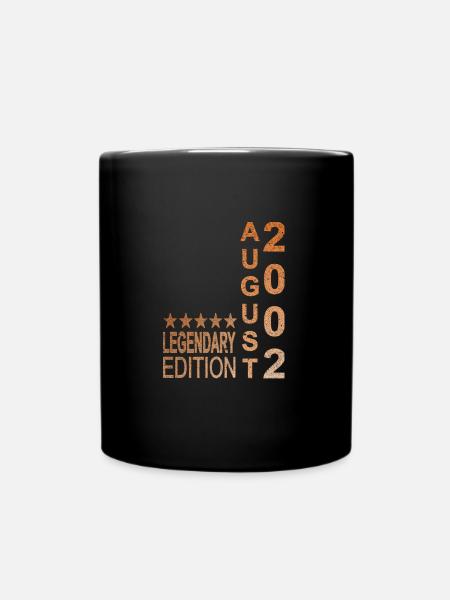 Legendary 2002 August Edition - Tasse einfarbig - Schwarz
