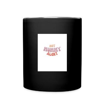Hot Mum Alert - Full Colour Mug - black - Front