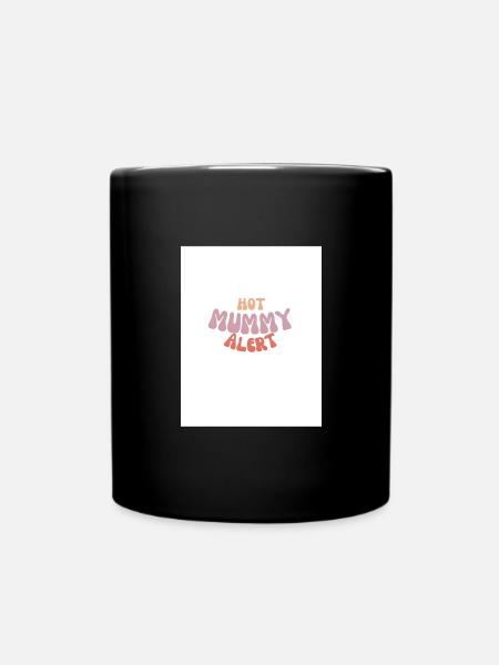 Alerte maman chaude - Mug uni - noir
