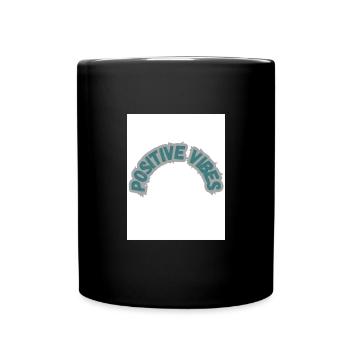 Positive Vibes - Mug uni - noir - Devant