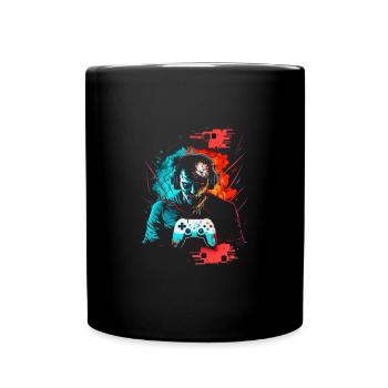 Gamer - Full Colour Mug - black - Front