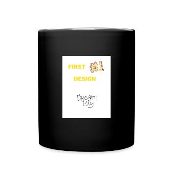 First Design - Full Colour Mug - black - Front