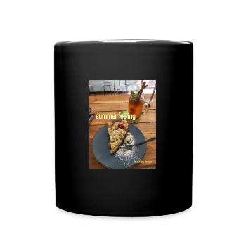 Summer-feeling - Tasse einfarbig - Schwarz - Vorne