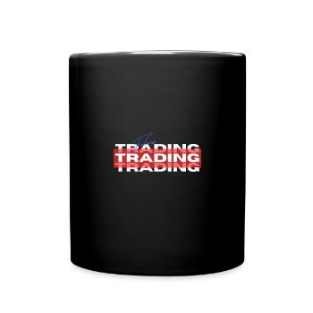 Trading de contrats à terme sur bourse - Mug uni - noir - Devant