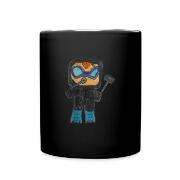 Ingrid Unterwasser - Tasse einfarbig - Schwarz - Vorne