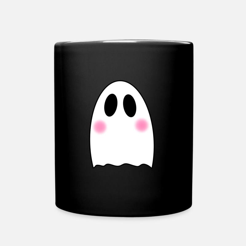 schüchterner Geist - Tasse einfarbig - Schwarz