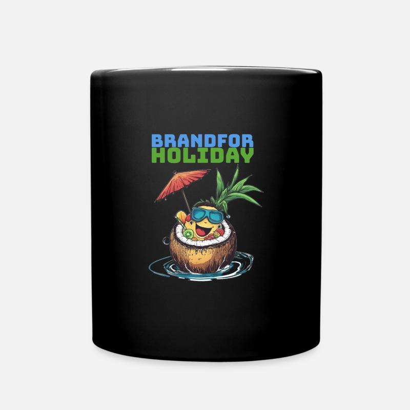 Tropical Chill Vibes - Tasse einfarbig - Schwarz