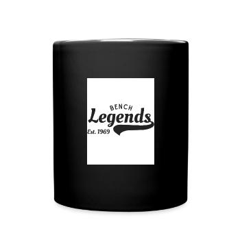 Gym Legends, Gym Tshirts, Bodybuilding - Tasse einfarbig - Schwarz - Vorne