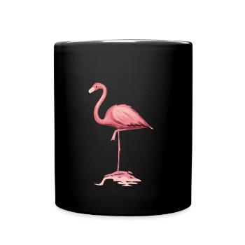 Flamingo Mme Majestic Flamazing Trend Gift - Mug uni - noir - Devant
