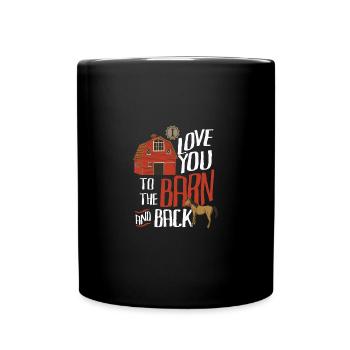 I love to ride you out - Full Colour Mug - black - Front