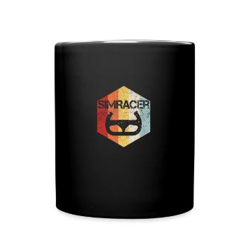 Cadeau Sim Racing pour les fans de jeux de course - Mug uni - noir - Devant