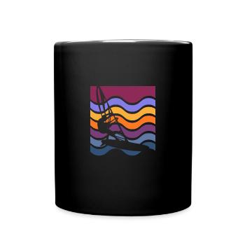 Surfing Beach Surfer Surfing Summer Sea Lovers - Full Colour Mug - black - Front