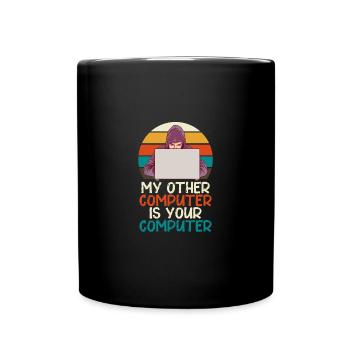 Programmeur Geek Programmeur Programmeur Informatique Codeur L - Mug uni - noir - Devant