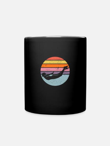 Schwimmen Sport Schwimmbad Schwimmer Schwimmen Lie - Tasse einfarbig - Schwarz