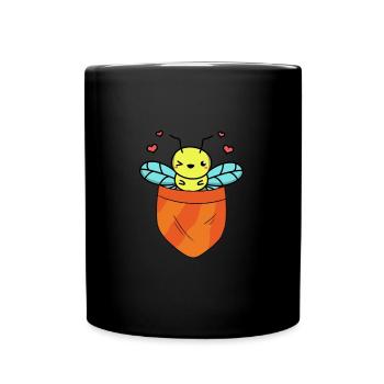 Bienen Imker Honig Bienen Bienen Honigliebhaber - Tasse einfarbig - Schwarz - Vorne
