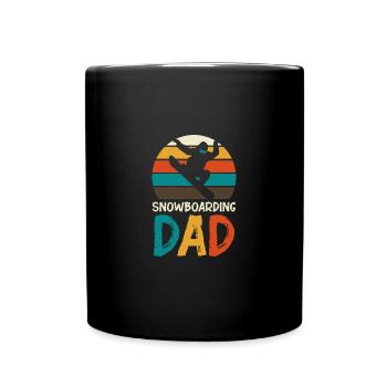 Snowboard Snowboarding Snowboarder Ski lovers - Full Colour Mug - black - Front