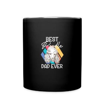 Meilleur caniche Papa Jamais Chiot Chien de compagnie - Mug uni - noir - Devant