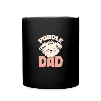 Caniche Papa Puppy Puppy Pet Dog Lover Hun - Mug uni - noir - Devant