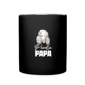 Caniche Papa Puppy Puppy Pet Dog Lover Hun - Mug uni - noir - Devant