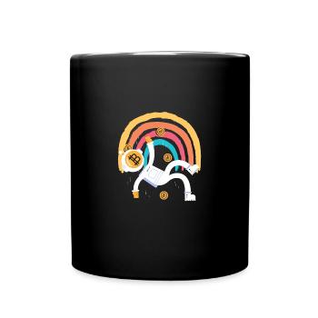 Bitcoin Roboter Btc Blockchain Liebhaber Krypto Tr - Tasse einfarbig - Schwarz - Vorne