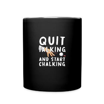 Sie Rack 'Em I Crack 'Em Billardkugel Pool Lovers - Tasse einfarbig - Schwarz - Vorne