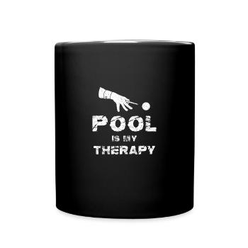 Just A Girl Who Loves Billards Pool Snooker Lovers - Tasse einfarbig - Schwarz - Vorne