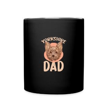 Just A Girl Who Loves Yorkshire Puppy Hundeliebhab - Tasse einfarbig - Schwarz - Vorne