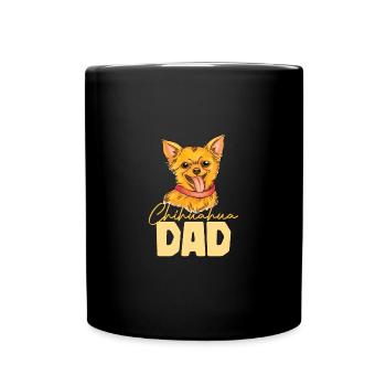 Just A Girl Who Loves Chihuahua Haustier Hundelieb - Tasse einfarbig - Schwarz - Vorne