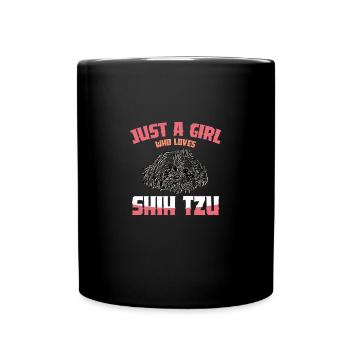 Chihuahua Amerikanische Flagge Welpe Tierhalter Hu - Tasse einfarbig - Schwarz - Vorne