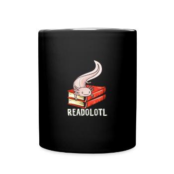 Funny Axolotl Cute Kawaii Animal Fun Liebhab - Full Colour Mug - black - Front