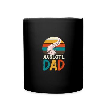 Funny Axolotl Cute Kawaii Animal Fun Liebhab - Full Colour Mug - black - Front